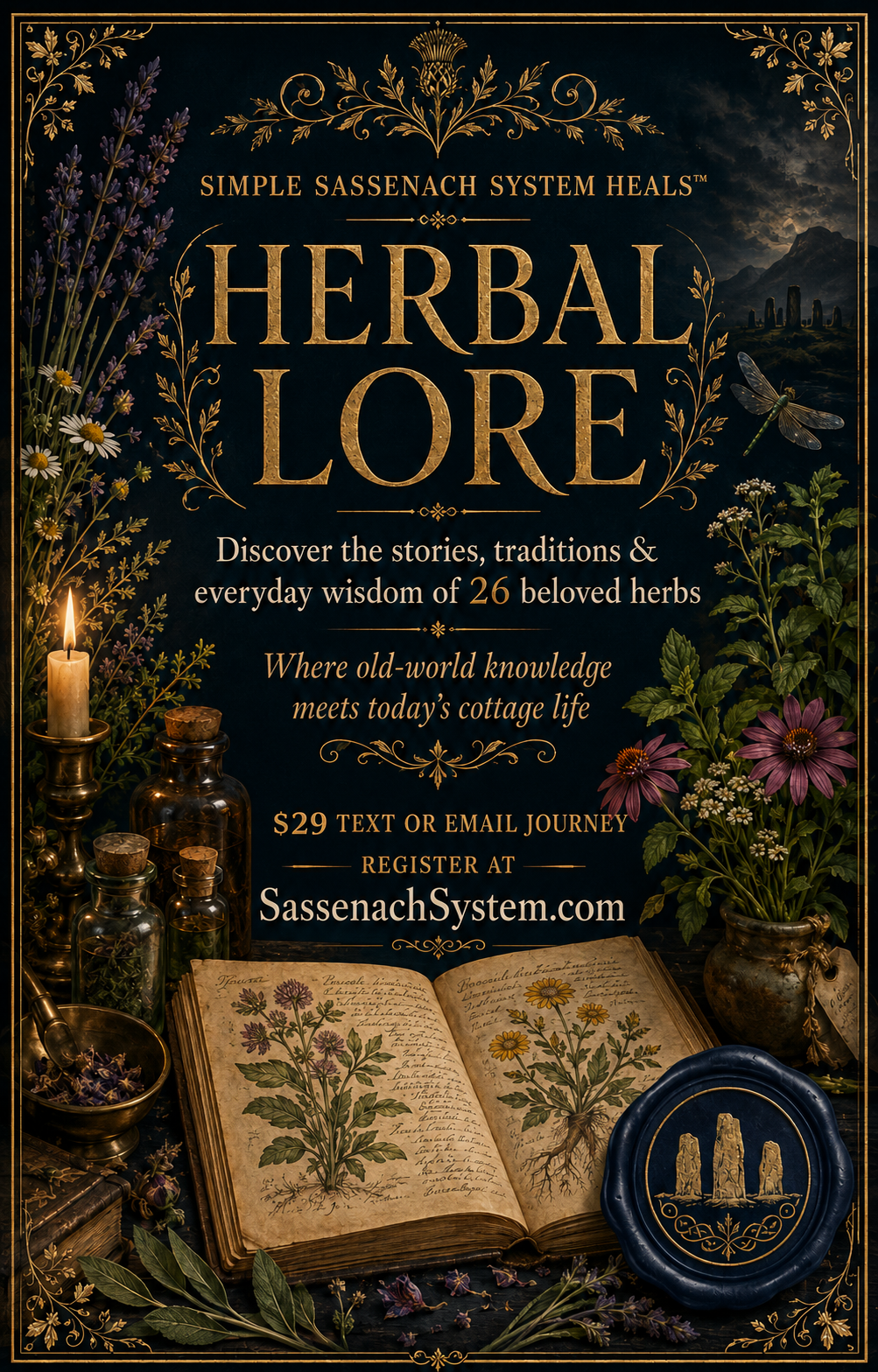 26 Days of Outlander Herbal Lore program